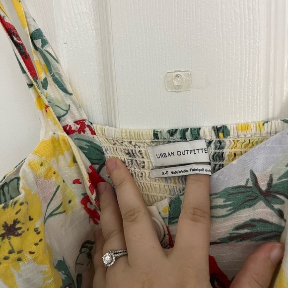 Urban Outfitters Colorful Floral Midi Dress - Picture 6 of 10